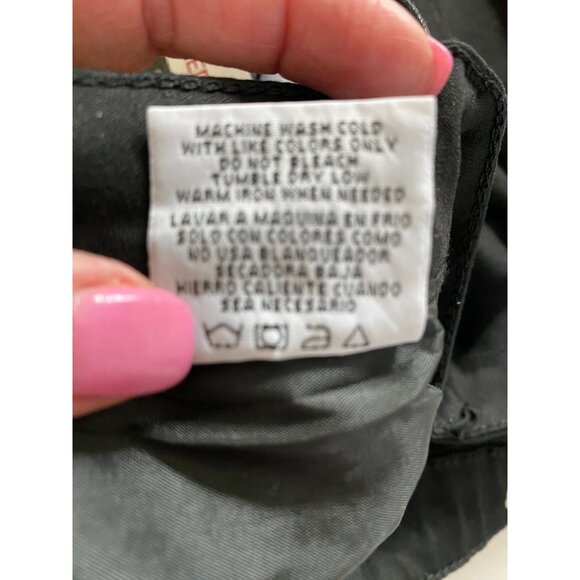 Red Bottoms Black High-Waist Booty-Lifting Stretch Jeans Size 22 Western Biker - Picture 5 of 15